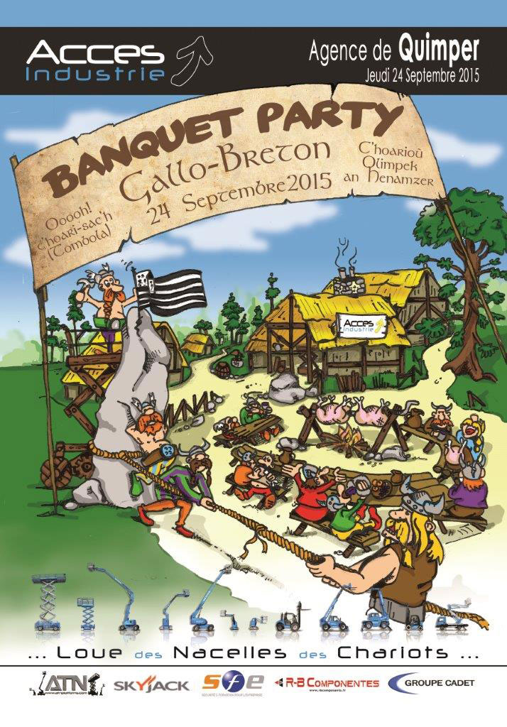 A venir: "Banquet party" à l'agence de Quimper !